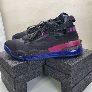 Jordan Athletic Shoes in Black and Purple